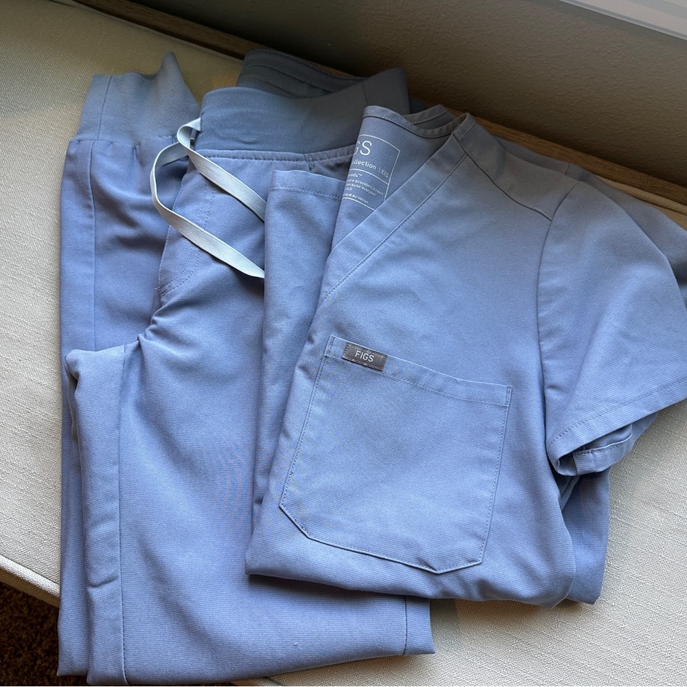 Vapor Blue FIGS Zamora Joggers